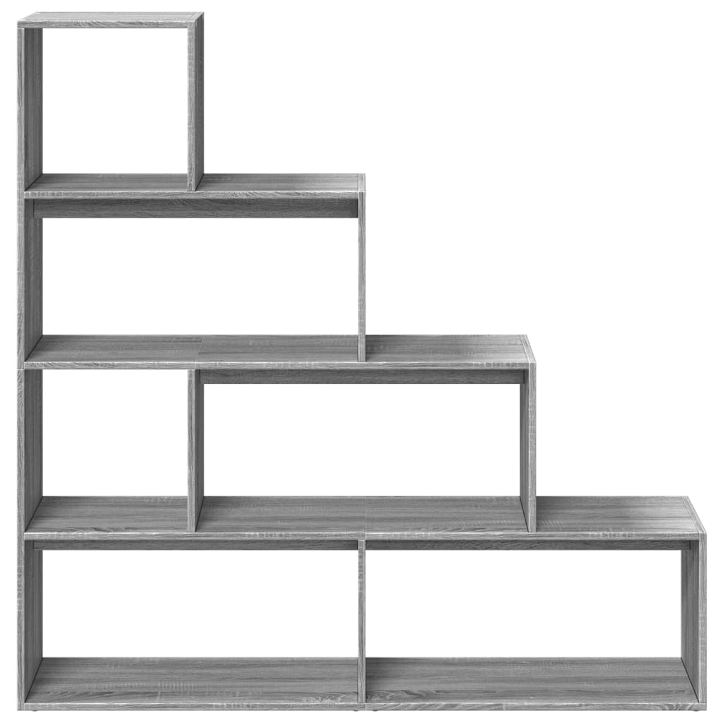 Pregrada/regal za knjige 4razina sonoma 143,5x29x143,5cm drveni