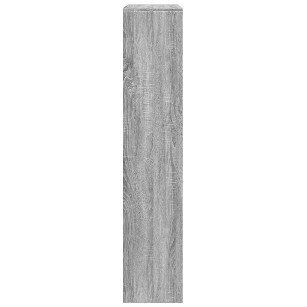 Pregrada/regal za knjige 4razina sonoma 143,5x29x143,5cm drveni