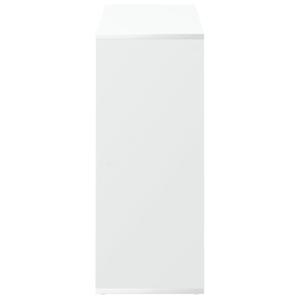 Pregrada za sobe, bijela, 69,5 x 29 x 69,5 cm, od inženjerskog drva