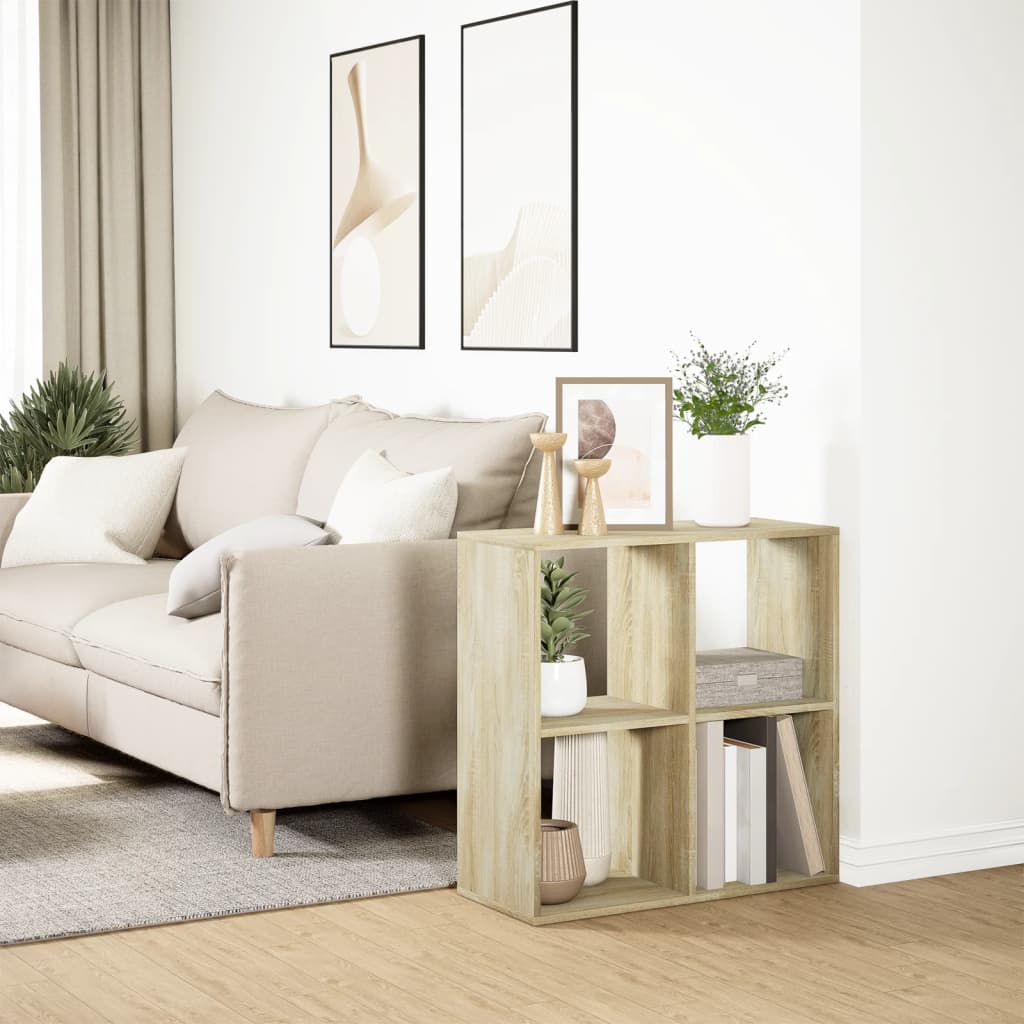 Sobna pregrada / regal za knjige 69,5x29x69,5 cm drveni