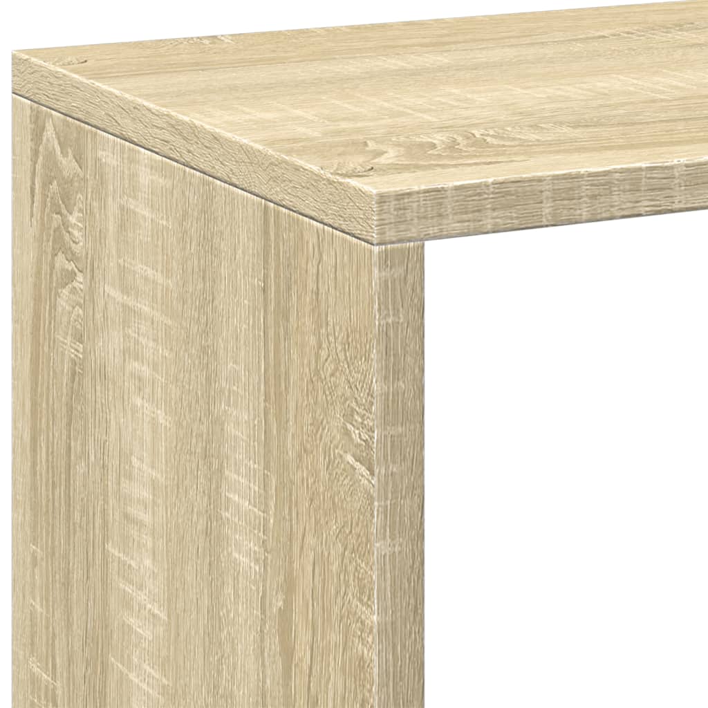 Sobna pregrada / regal za knjige 69,5x29x69,5 cm drveni