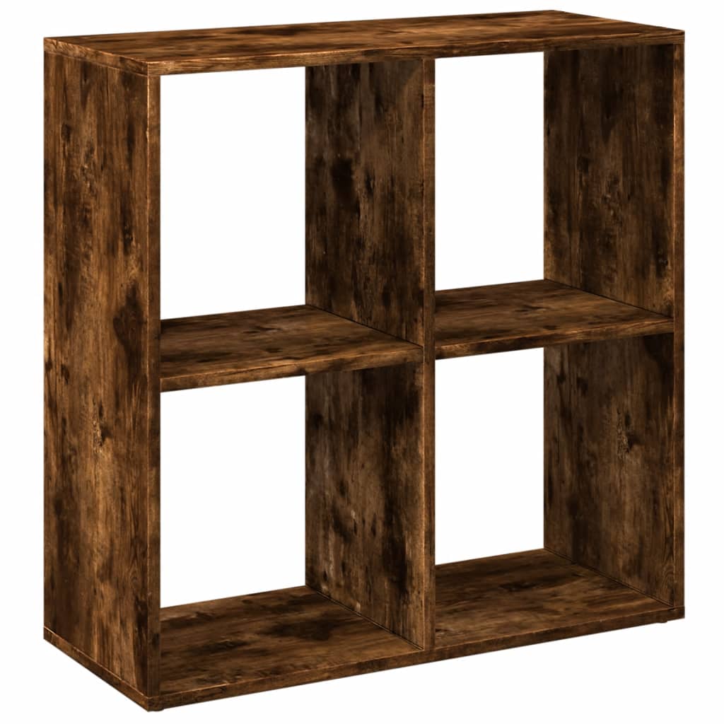 Pregrada / regal za knjige boja hrasta 69,5x29x69,5 cm drveni