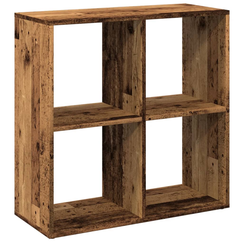 Pregrada / regal za knjige boja drva 69,5x29x69,5 cm drveni