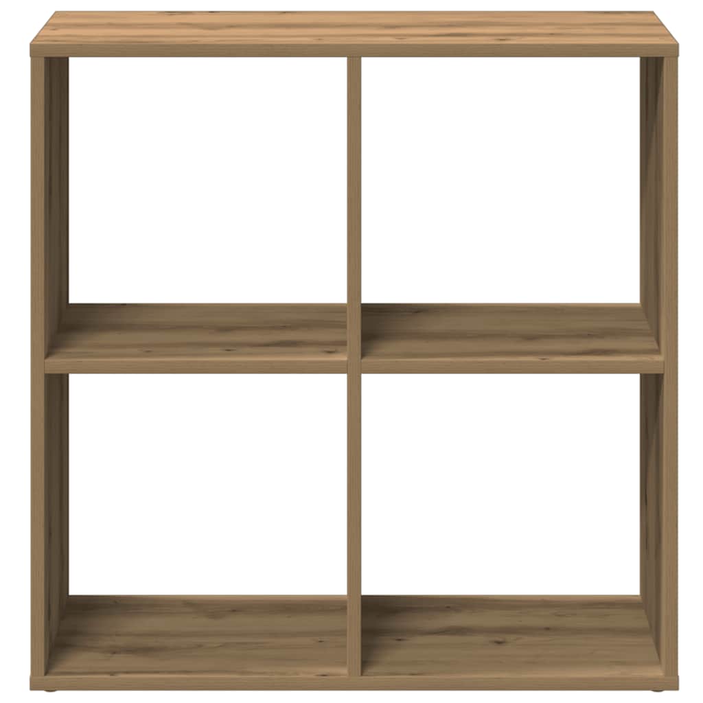Pregrada / regal za knjige boja hrasta 69,5x29x69,5 cm drveni