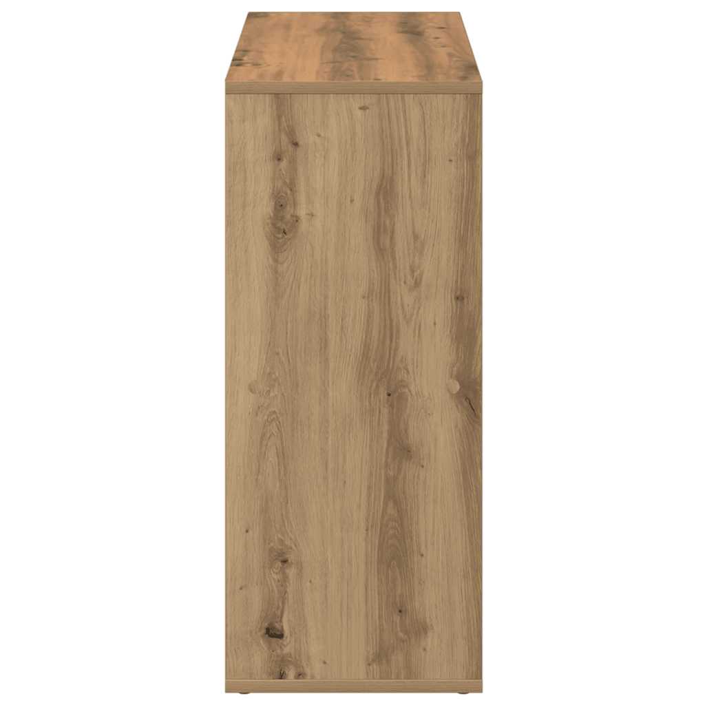 Pregrada / regal za knjige boja hrasta 69,5x29x69,5 cm drveni
