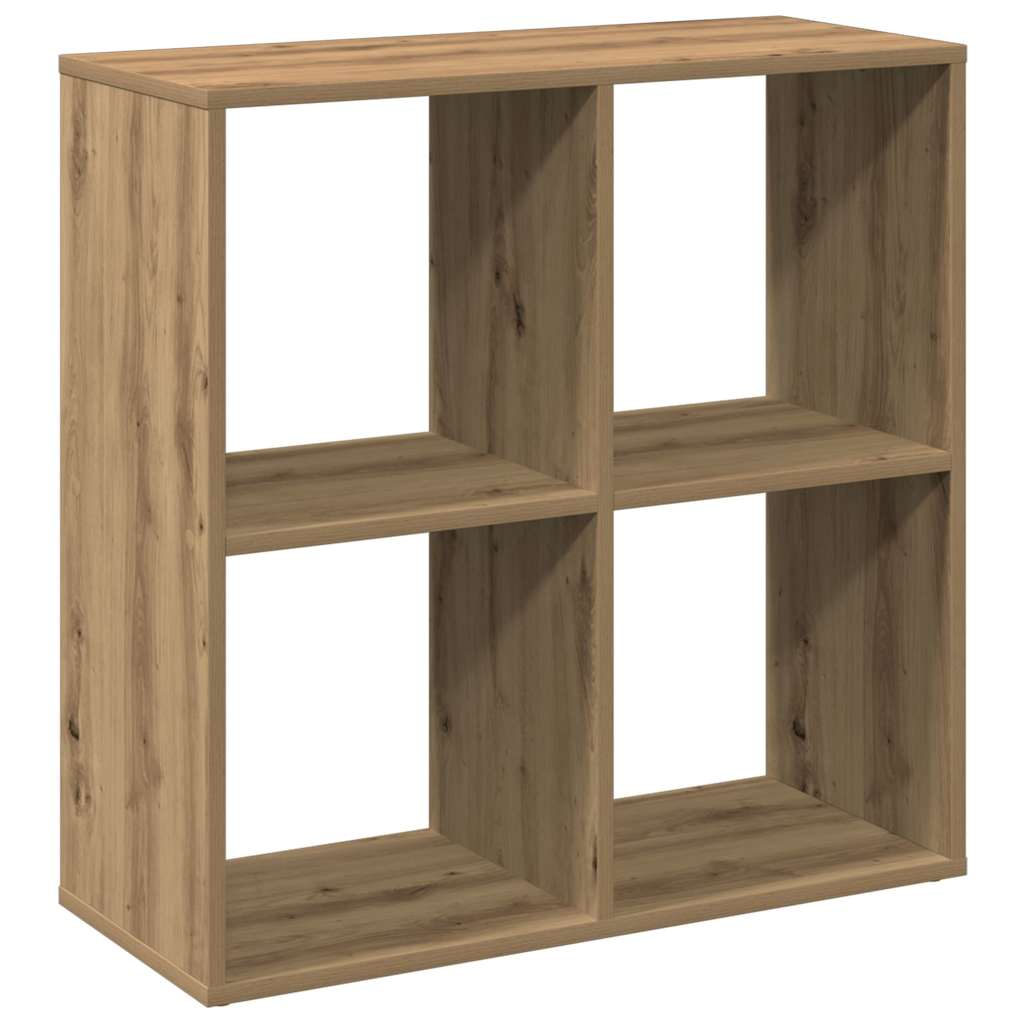 Pregrada / regal za knjige boja hrasta 69,5x29x69,5 cm drveni