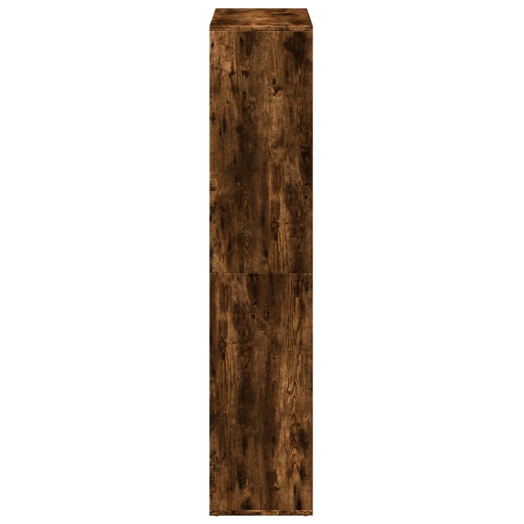 Pregrada / regal za knjige boja hrasta 69,5x29x137,5 cm drveni