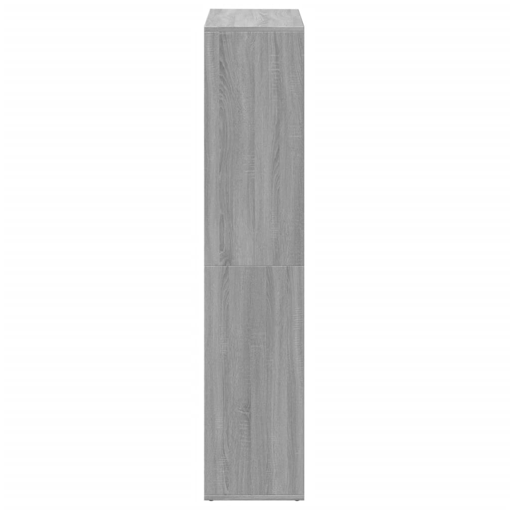 Pregrada / regal za knjige boja hrasta 69,5x29x137,5 cm drveni
