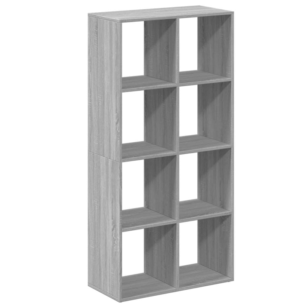 Pregrada / regal za knjige boja hrasta 69,5x29x137,5 cm drveni