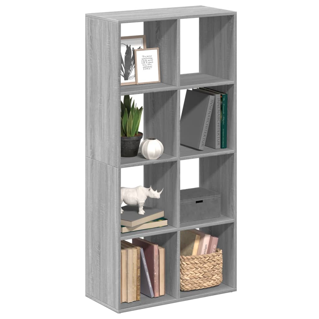 Pregrada / regal za knjige boja hrasta 69,5x29x137,5 cm drveni