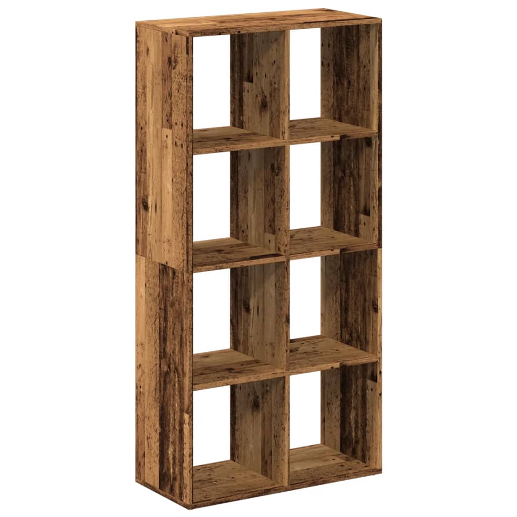 Pregrada / regal za knjige boja drva 69,5x29x137,5 cm drveni