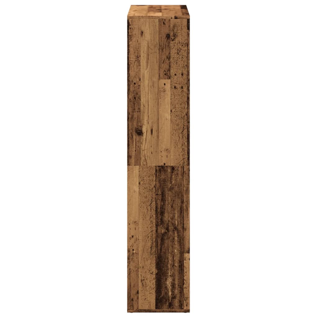 Pregrada / regal za knjige boja drva 69,5x29x137,5 cm drveni