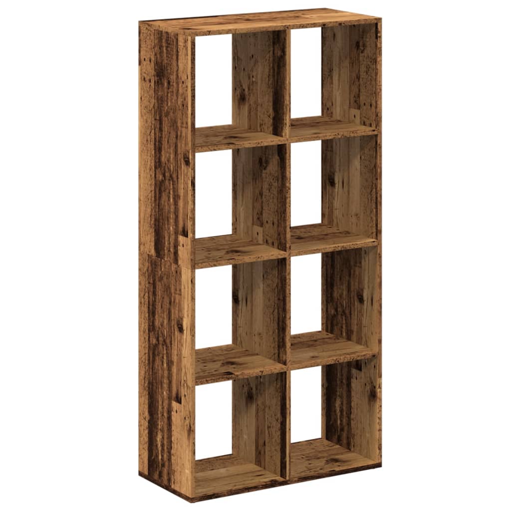 Pregrada / regal za knjige boja drva 69,5x29x137,5 cm drveni