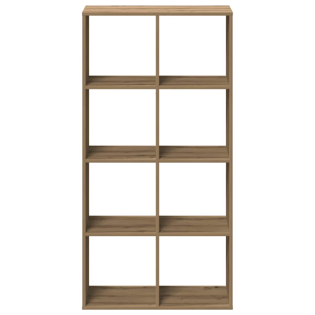Pregrada / regal za knjige boja hrasta 69,5x29x137,5 cm drveni