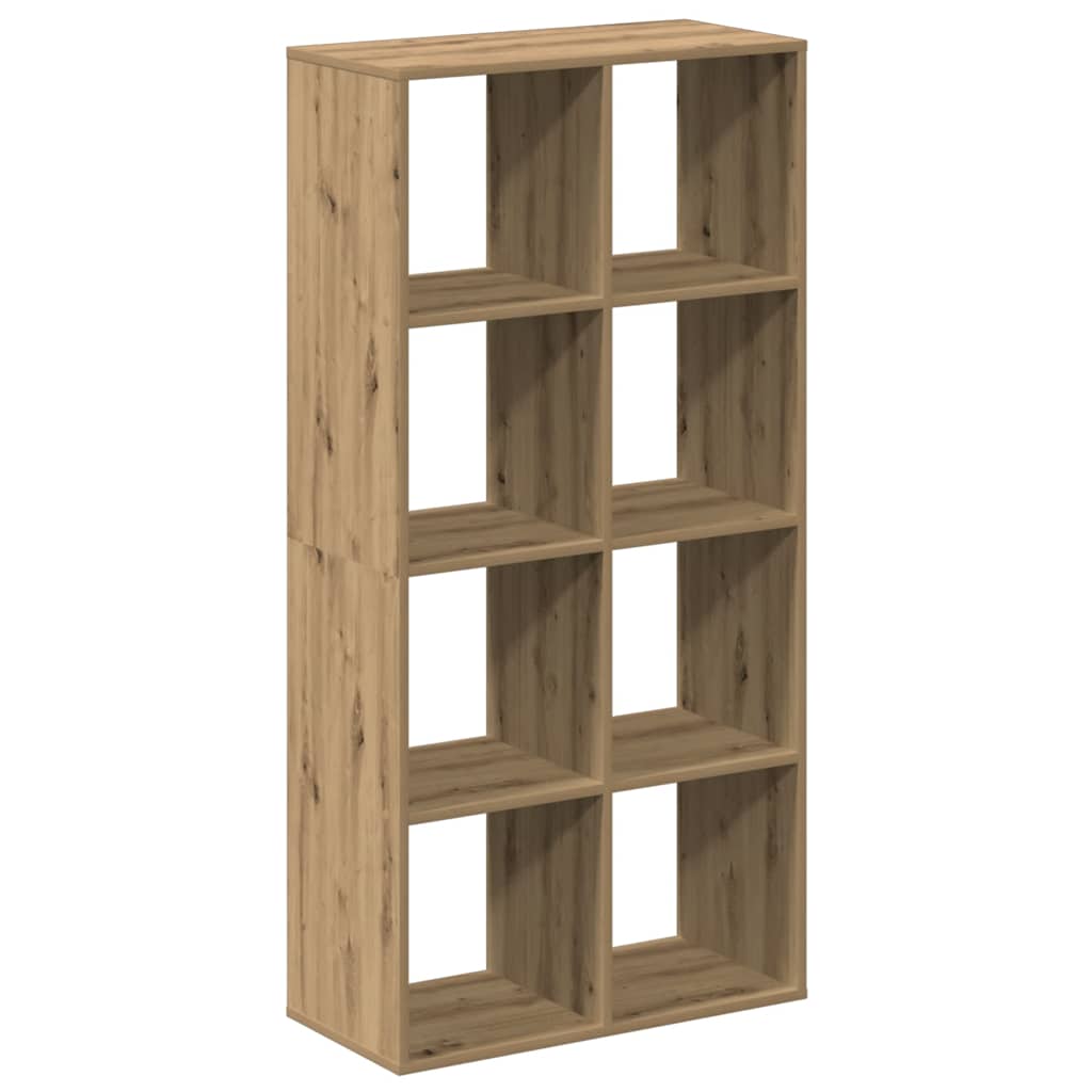 Pregrada / regal za knjige boja hrasta 69,5x29x137,5 cm drveni