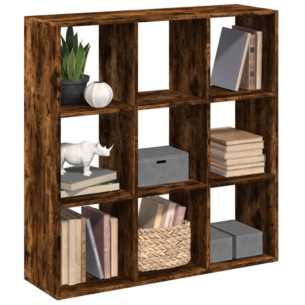Pregrada / regal za knjige boja hrasta 102x29x103,5 cm drveni