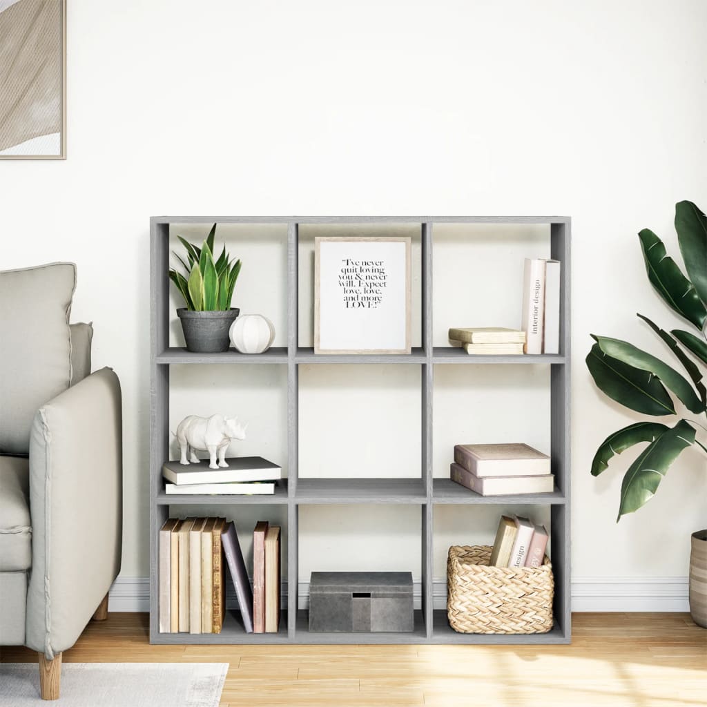 Pregrada / regal za knjige boja hrasta 102x29x103,5 cm drveni