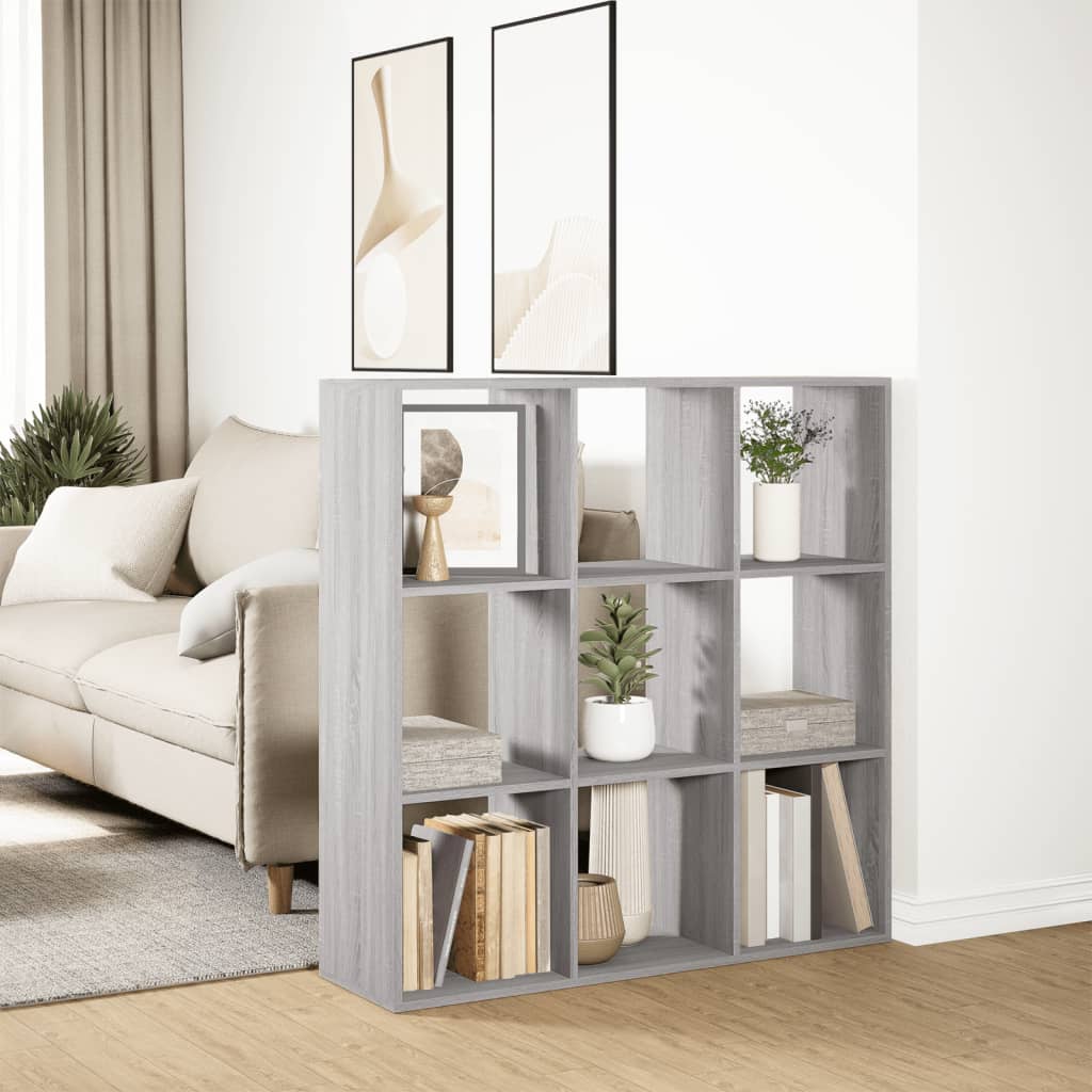 Pregrada / regal za knjige boja hrasta 102x29x103,5 cm drveni
