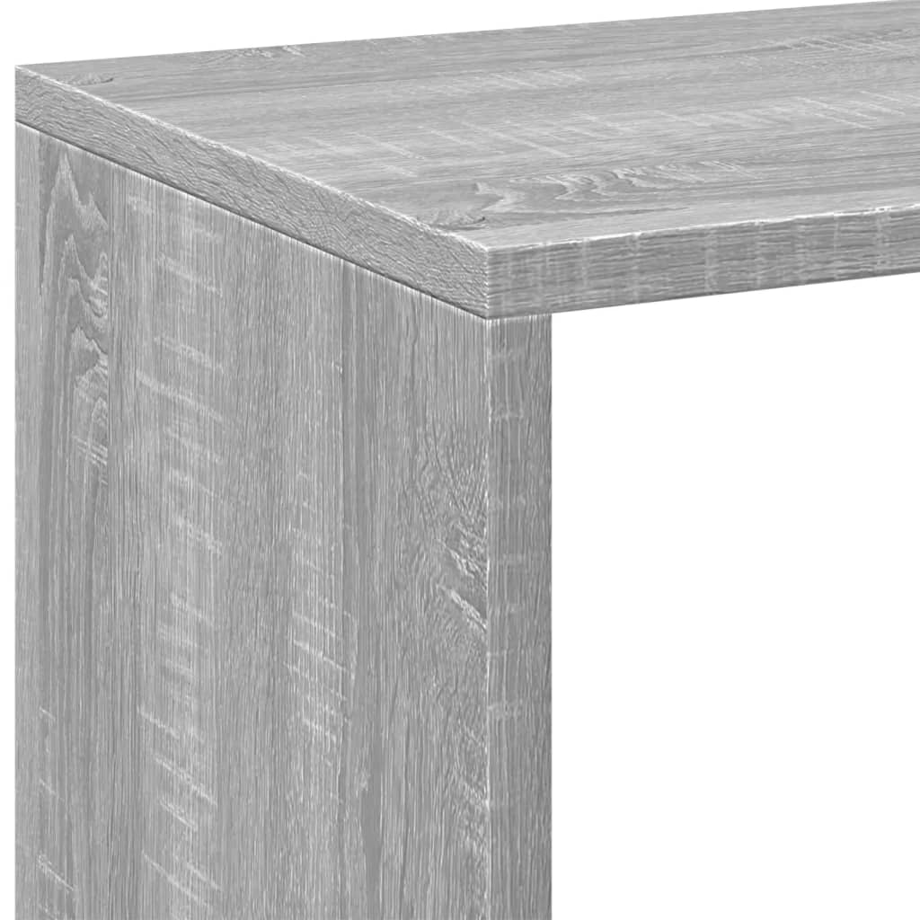 Pregrada / regal za knjige boja hrasta 102x29x103,5 cm drveni