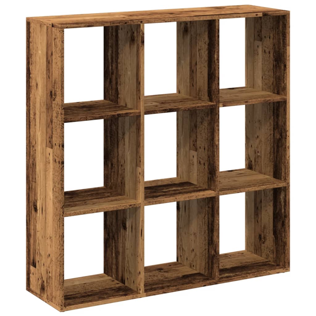 Pregrada / regal za knjige boja drva 102x29x103,5 cm drveni