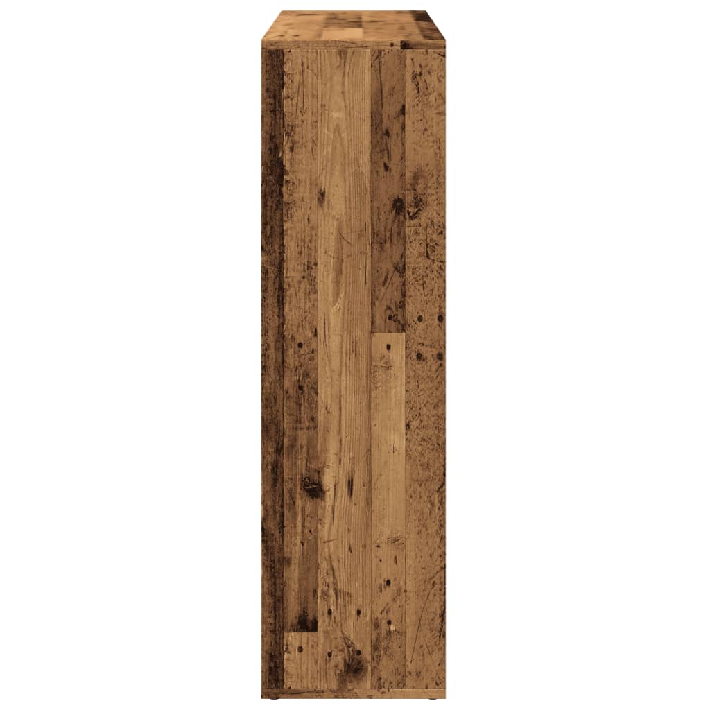 Pregrada / regal za knjige boja drva 102x29x103,5 cm drveni