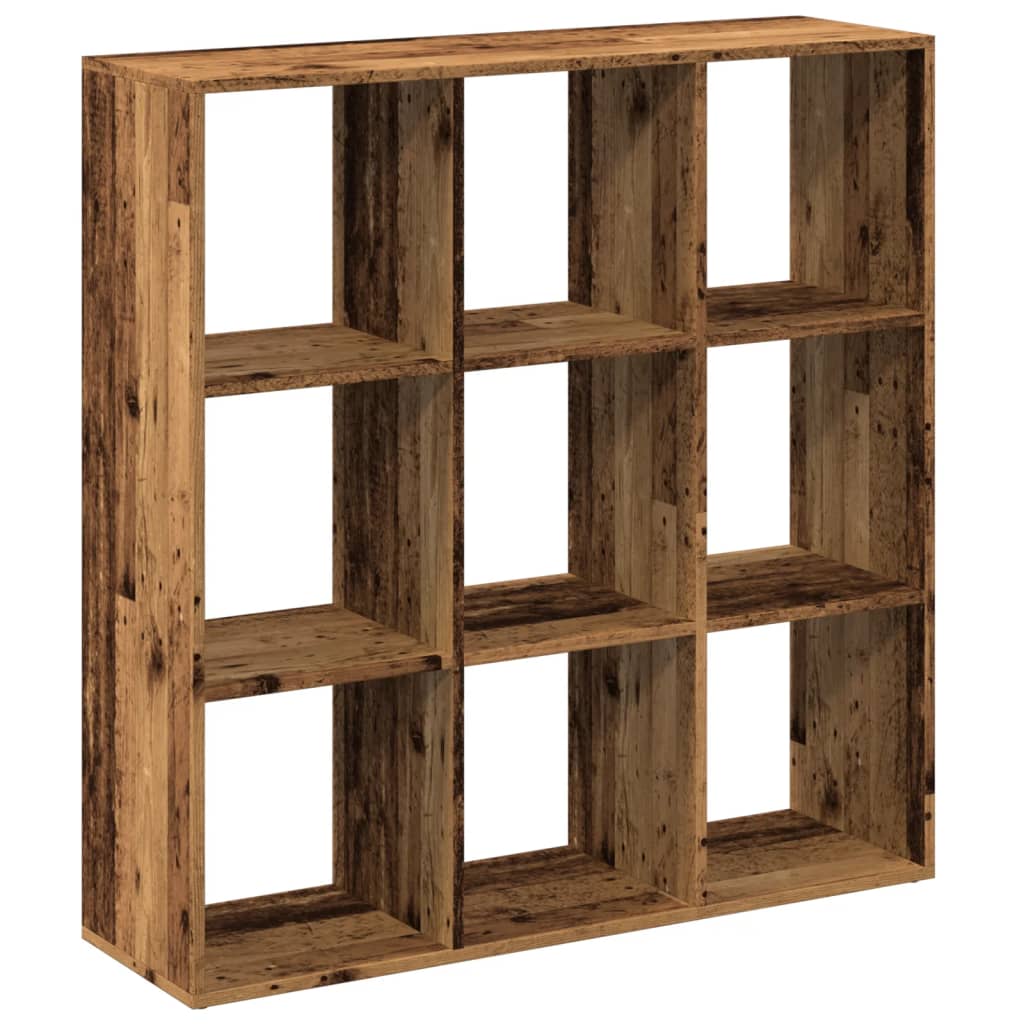 Pregrada / regal za knjige boja drva 102x29x103,5 cm drveni