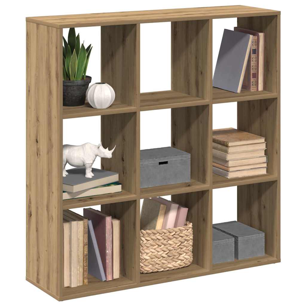 Pregrada / regal za knjige boja hrasta 102x29x103,5 cm drveni