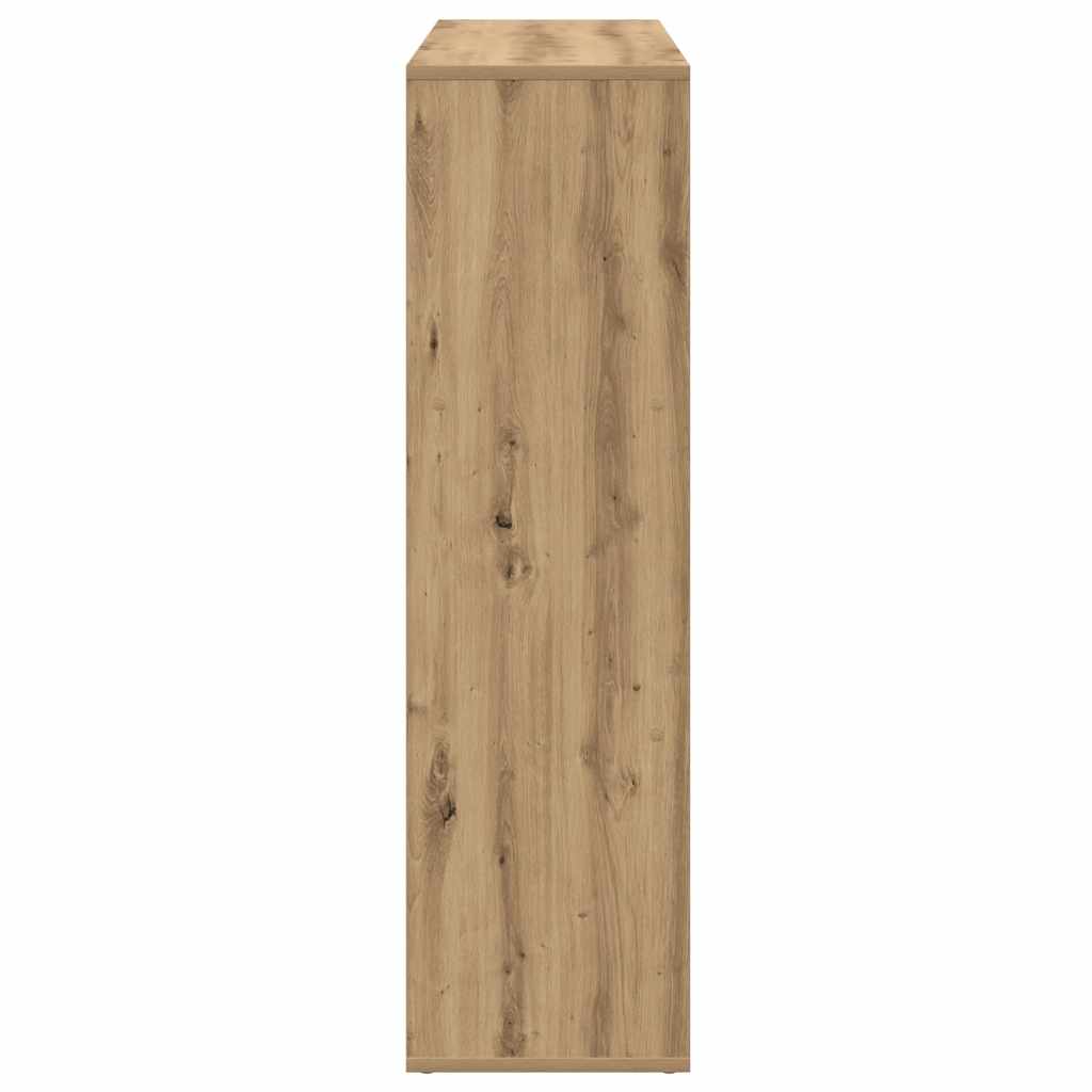 Pregrada / regal za knjige boja hrasta 102x29x103,5 cm drveni