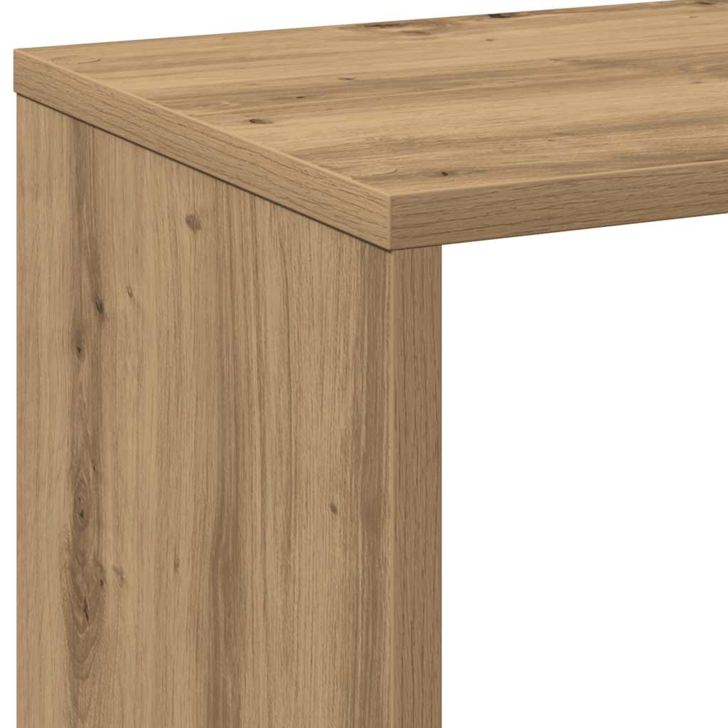 Pregrada / regal za knjige boja hrasta 102x29x103,5 cm drveni