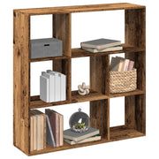 Pregrada / regal za knjige boja drva 102x29x103,5 cm drveni