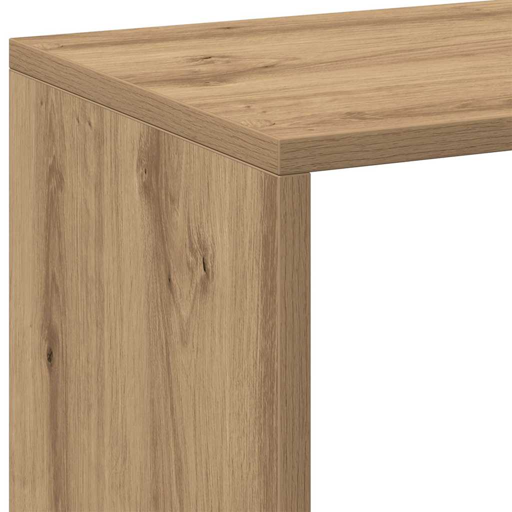 Pregrada / regal za knjige boja hrasta 102x29x103,5 cm drveni