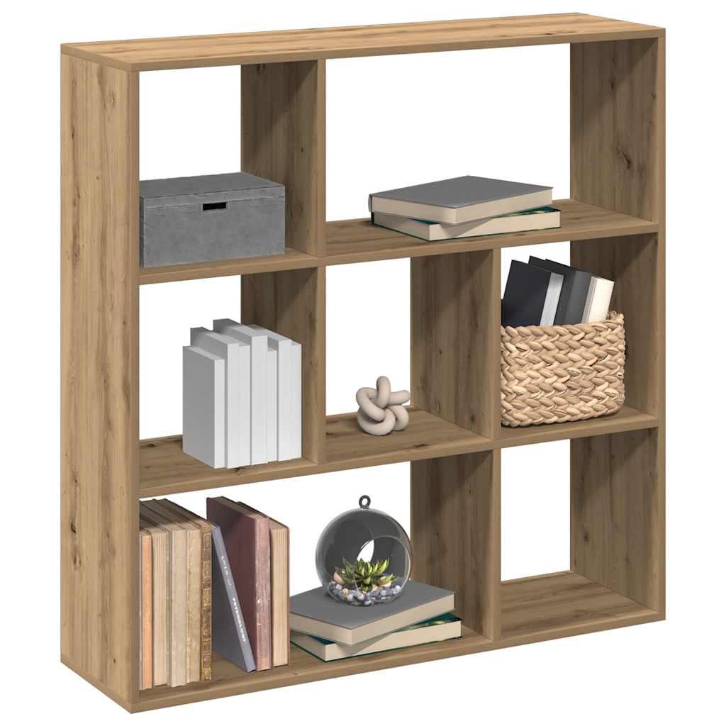 Pregrada / regal za knjige boja hrasta 102x29x103,5 cm drveni