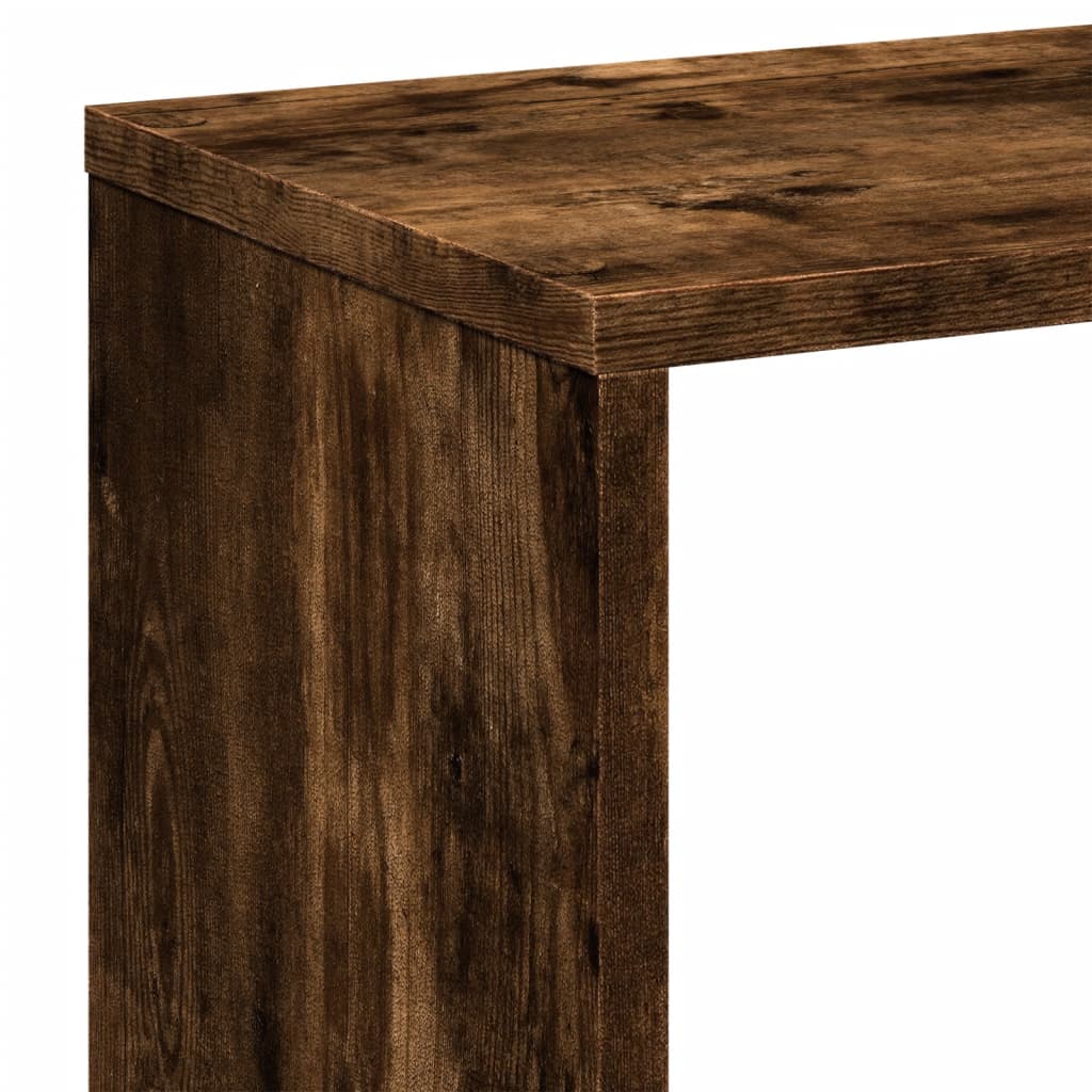Pregrada / regal za knjige boja hrasta 67x25x161,5 cm drveni