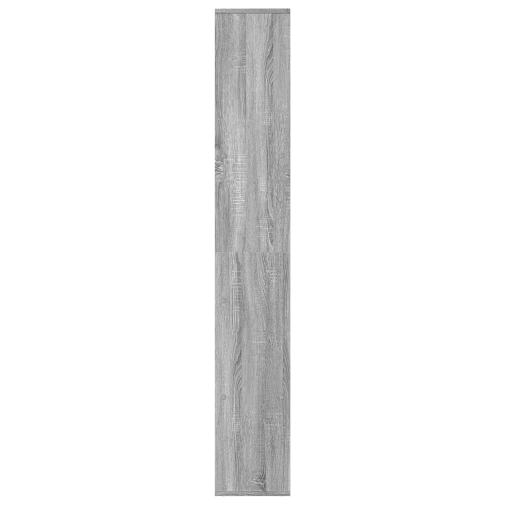 Pregrada / regal za knjige boja hrasta 67x25x161,5 cm drveni