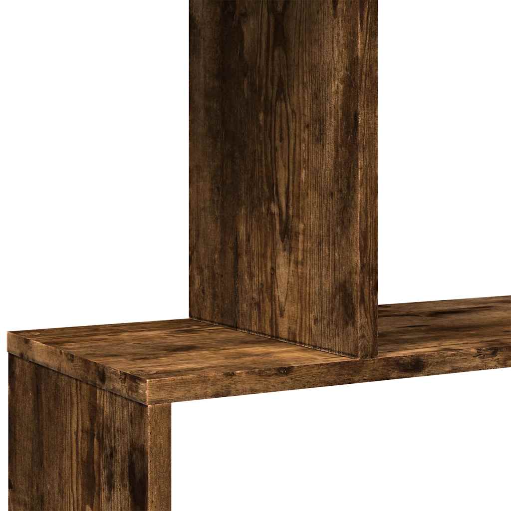 Pregrada / regal za knjige 5 razina hrast 70x24x161 cm drveni