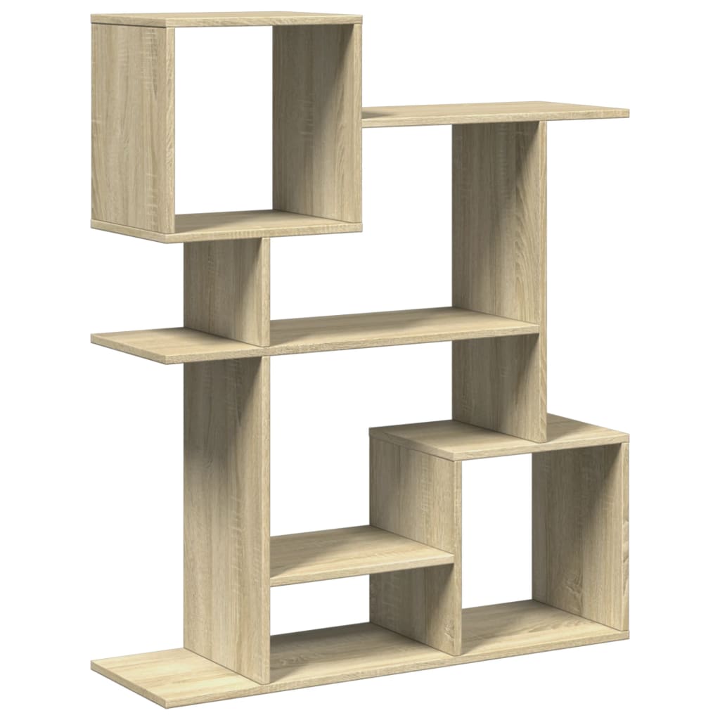 Pregrada / regal za knjige boja hrasta 92x29x112 cm drveni