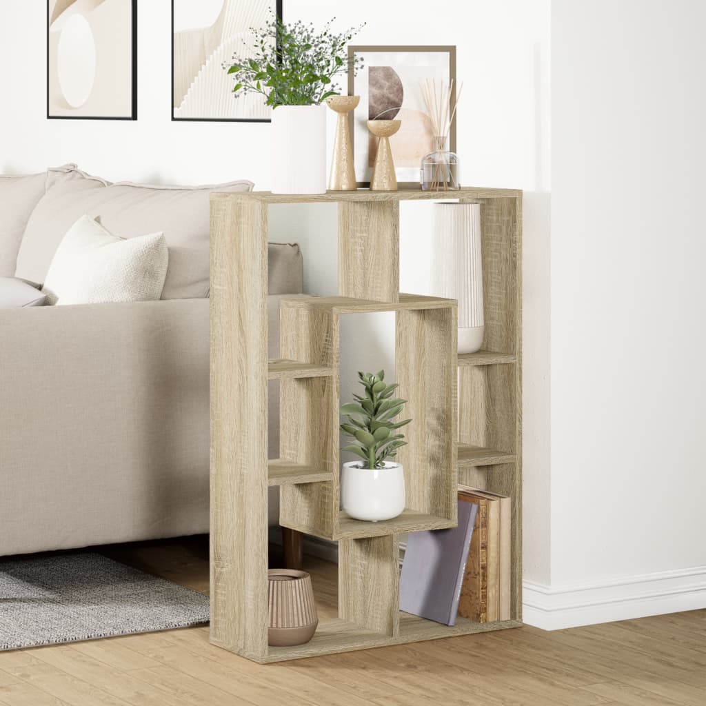 Regal za knjige boja hrasta 63x20x90 cm od konstruiranog drva