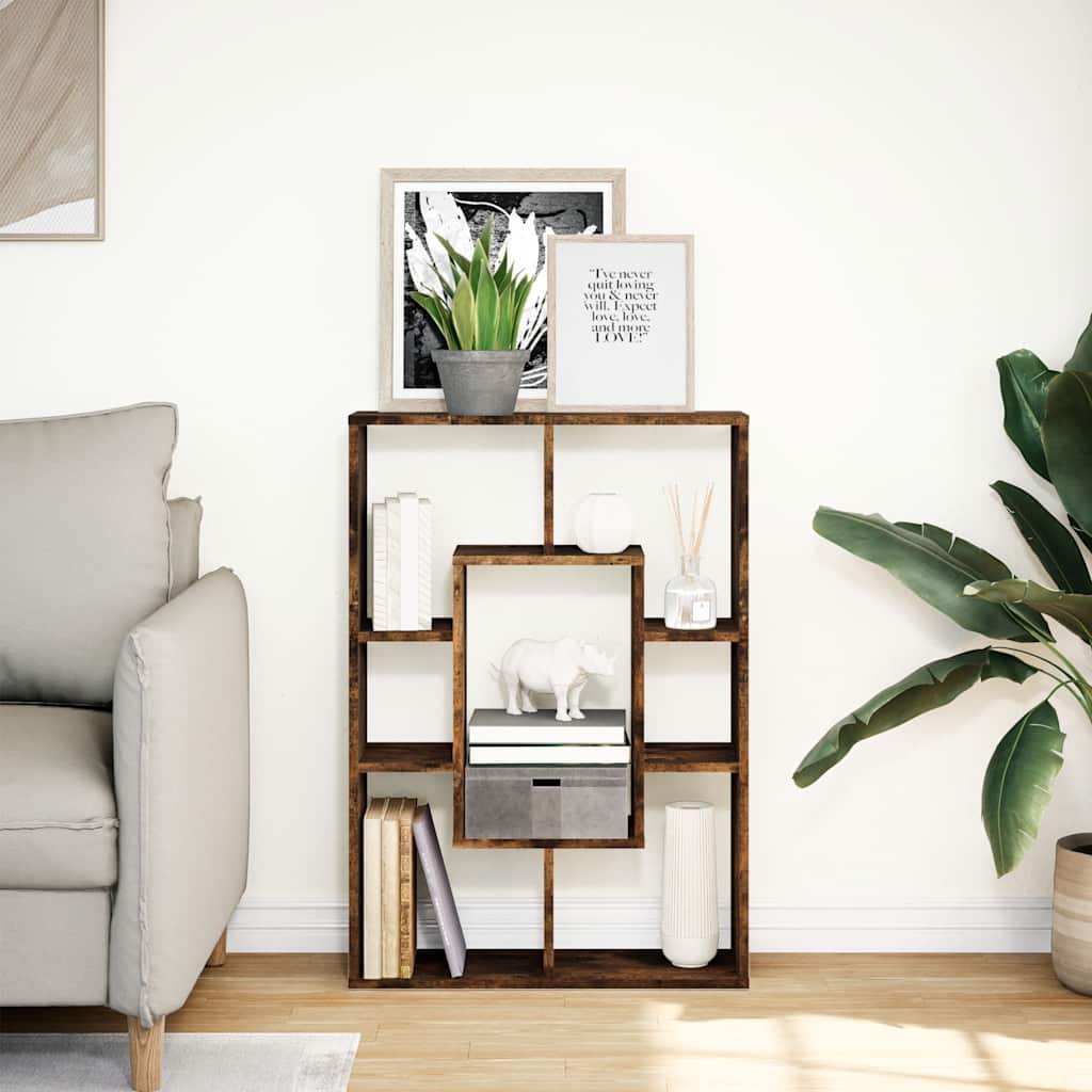 Regal za knjige boja hrasta 63x20x90 cm konstruirano drvo