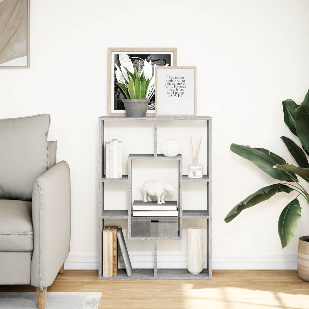 Regal za knjige boja hrasta 63x20x90 cm konstruirano drvo