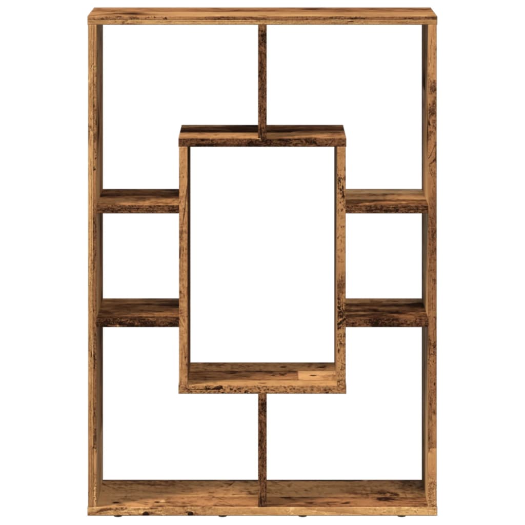 Regal za knjige boja starog drva 63x20x90 cm konstruirano drvo