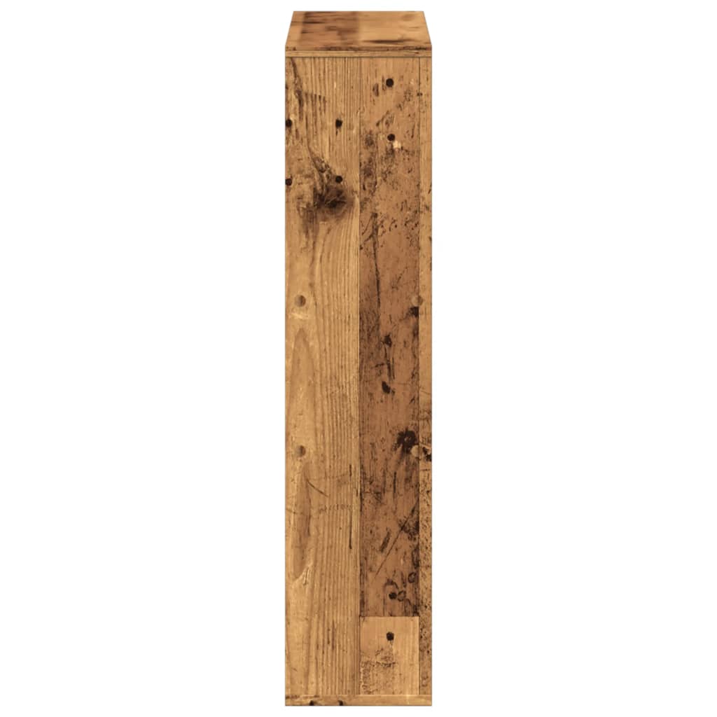 Regal za knjige boja starog drva 63x20x90 cm konstruirano drvo