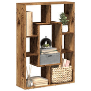 Regal za knjige boja starog drva 63x20x90 cm konstruirano drvo