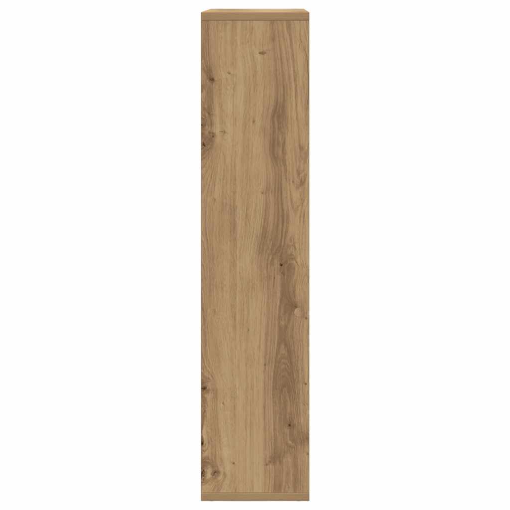 Regal za knjige boja hrasta 63x20x90 cm konstruirano drvo Smeđa