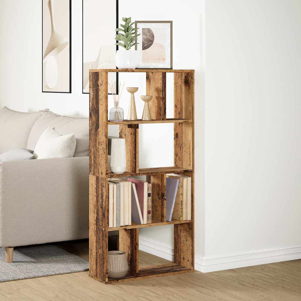 Regal za knjige boja starog drva 60x20x120,5 cm konstruirano drvo