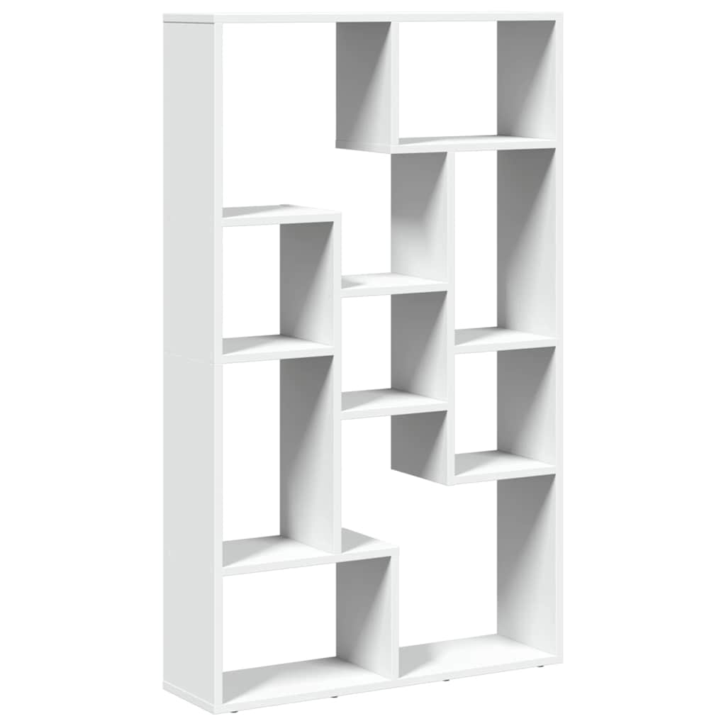 Regal za knjige bijeli 72 x 20 x 120,5 cm od konstruiranog drva