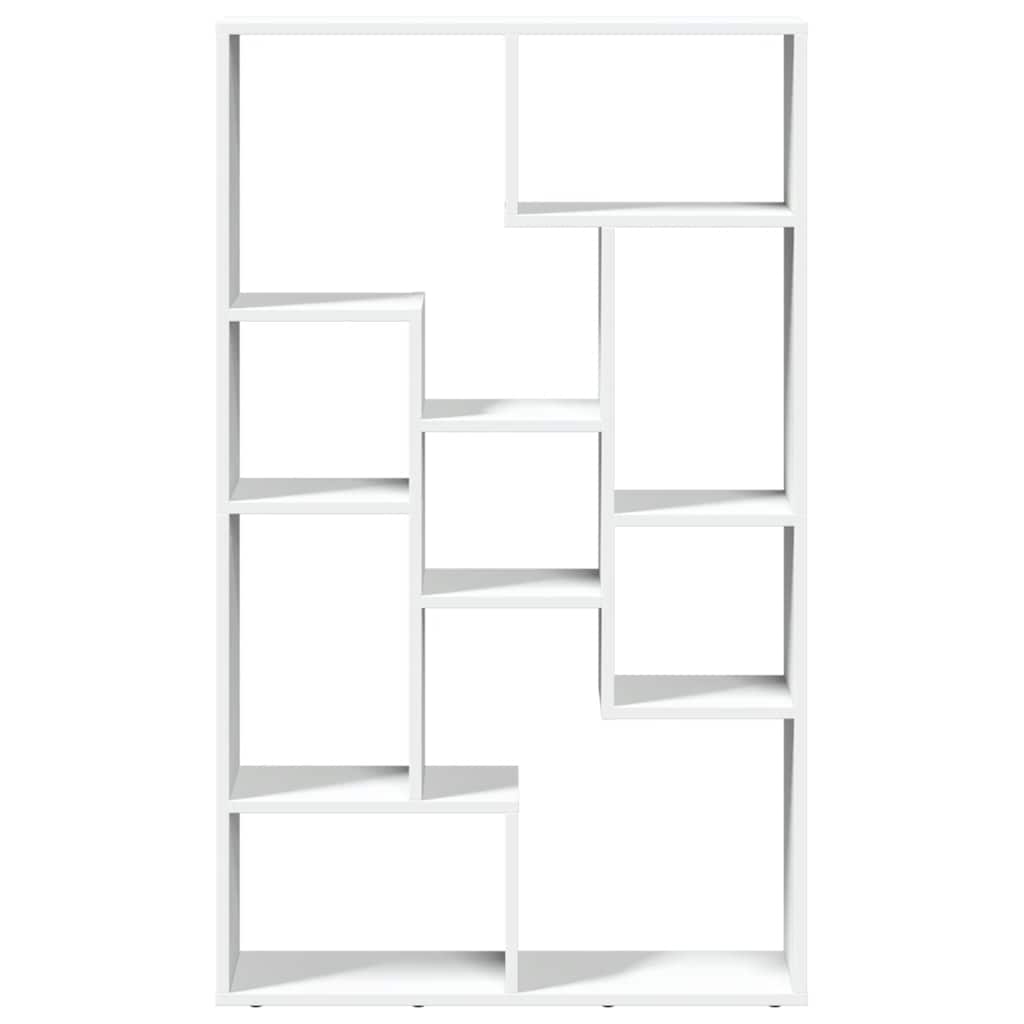 Regal za knjige bijeli 72 x 20 x 120,5 cm od konstruiranog drva