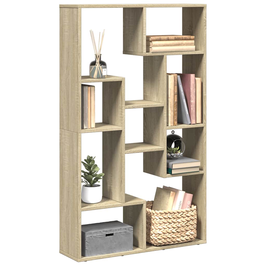 Regal za knjige boja hrasta 72x20x120,5 cm od konstruiranog drva