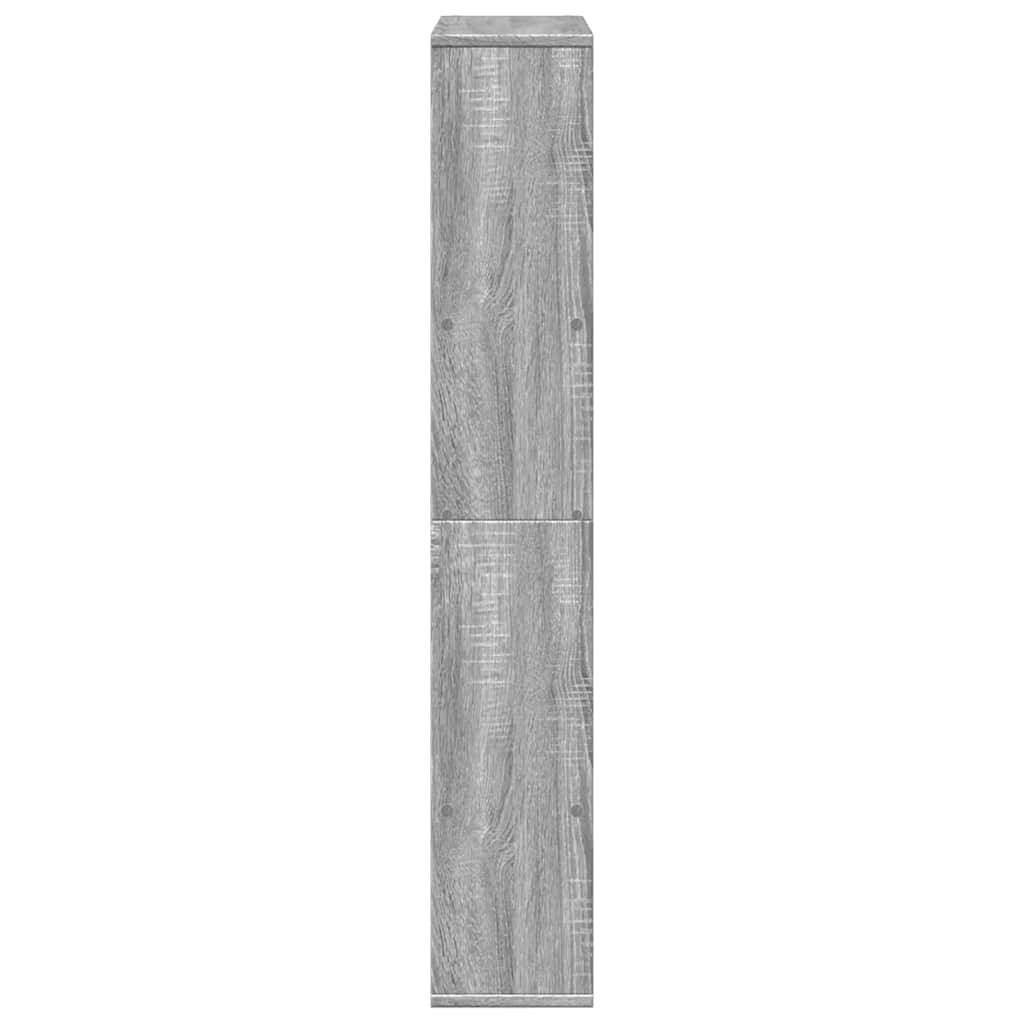 Regal za knjige siva boja hrasta 72x20x120,5 cm konstruirano drvo