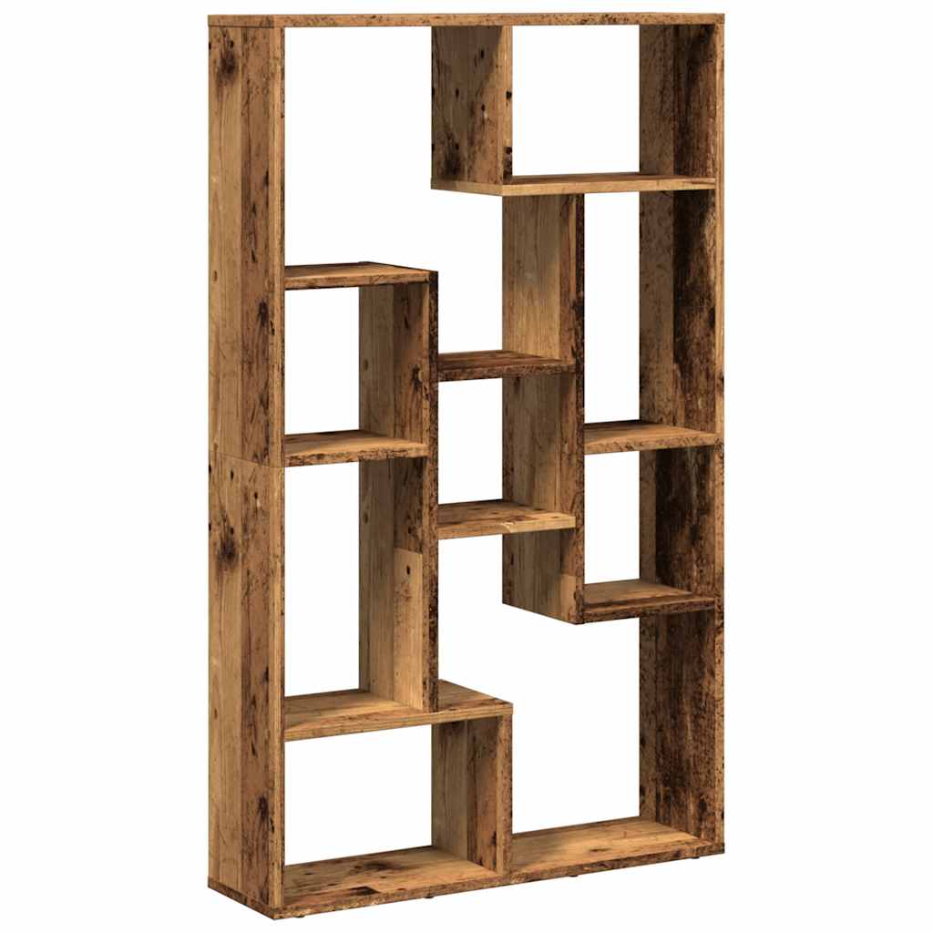 Regal za knjige boja starog drva 72x20x120,5 cm konstruirano drvo