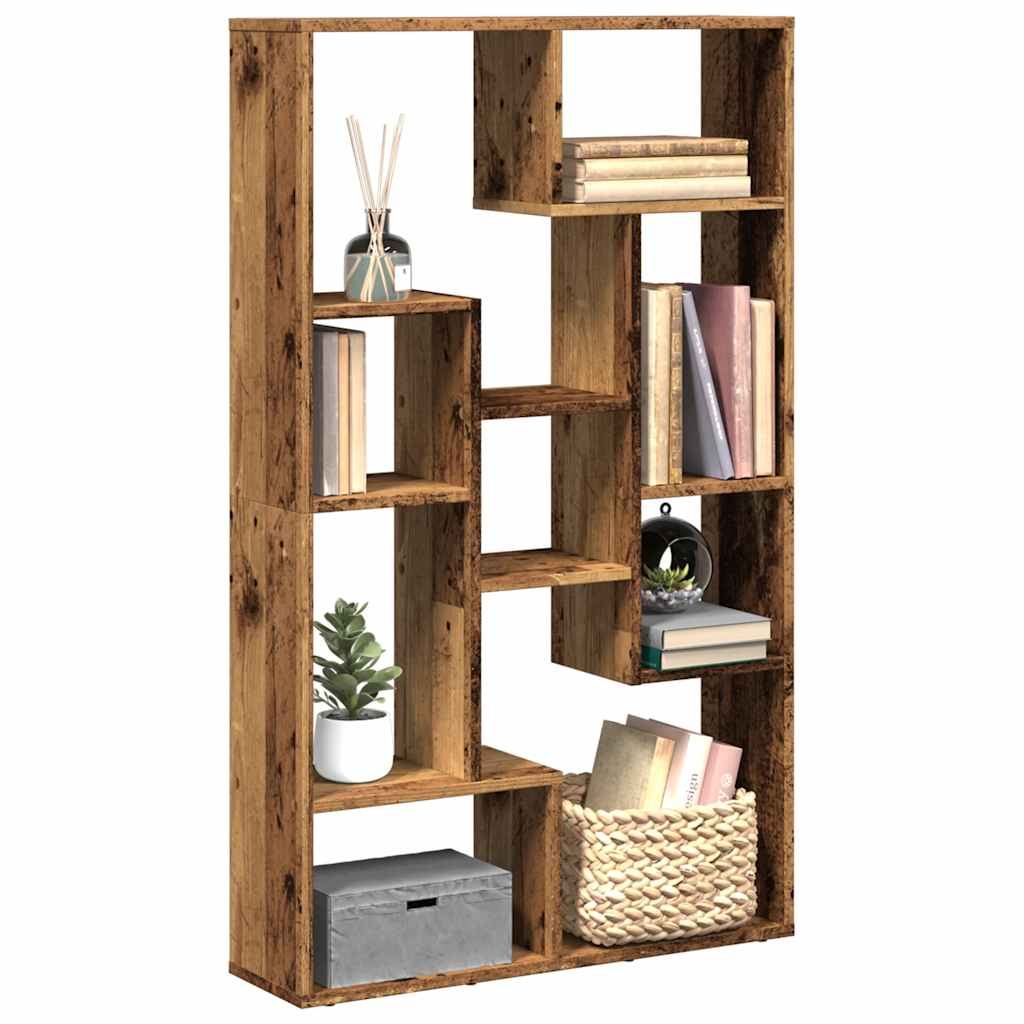 Regal za knjige boja starog drva 72x20x120,5 cm konstruirano drvo